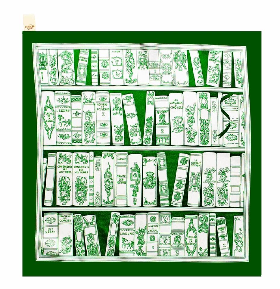 hermes bibliotheque scarf