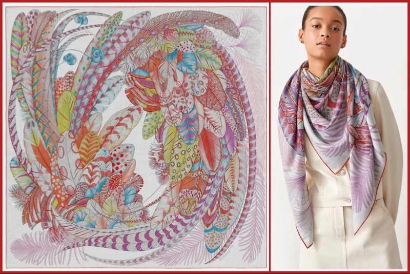 Scarf of the moment: Plumes en Fête 