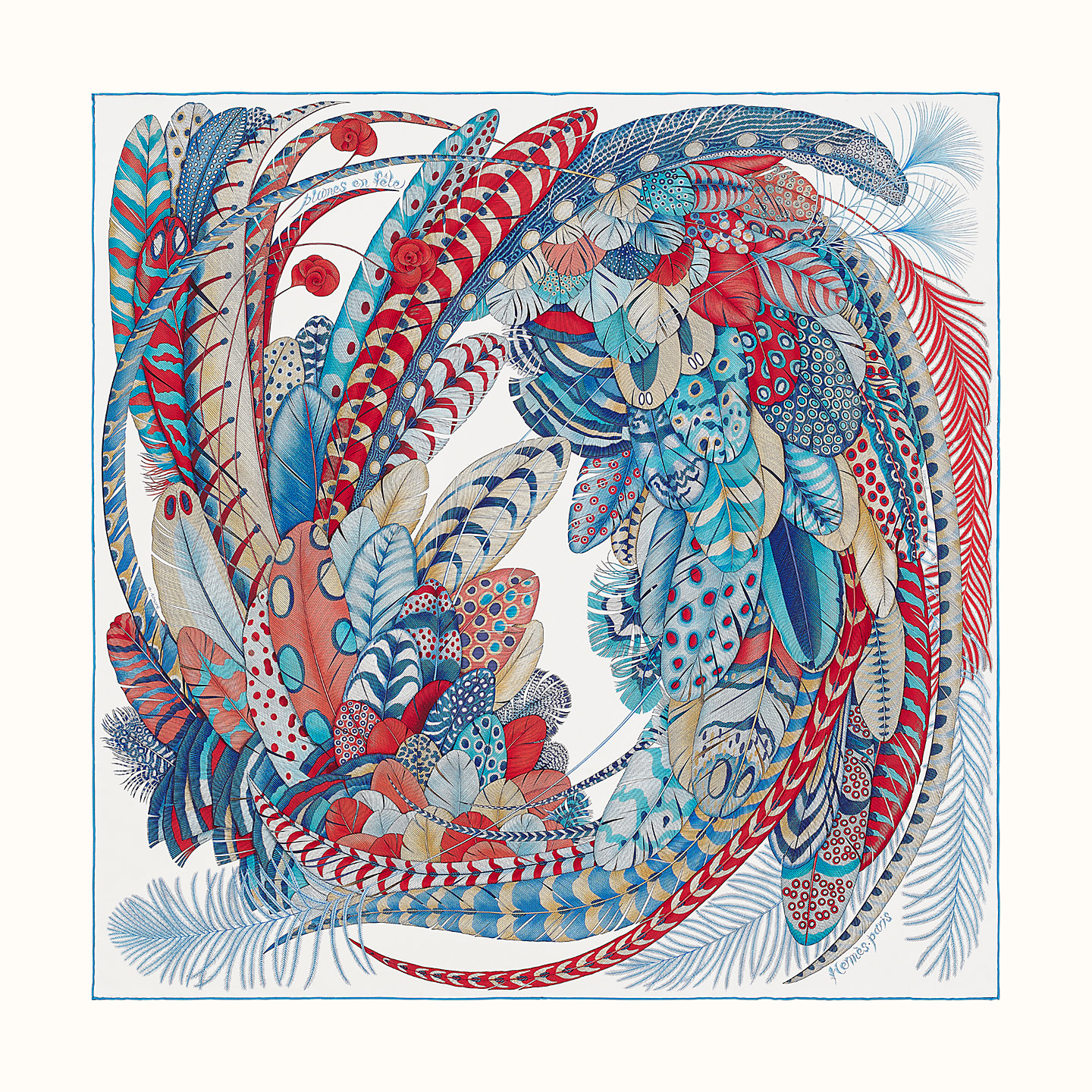 Scarf of the moment: Plumes en Fête 
